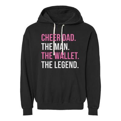 Cheer Dad Cheerleading Garment-Dyed Fleece Hoodie