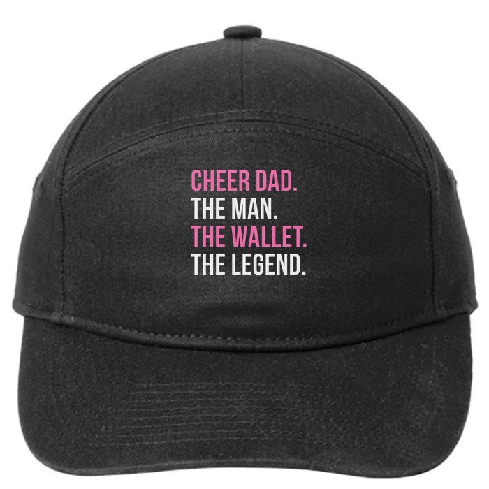 Cheer Dad Cheerleading 7-Panel Snapback Hat