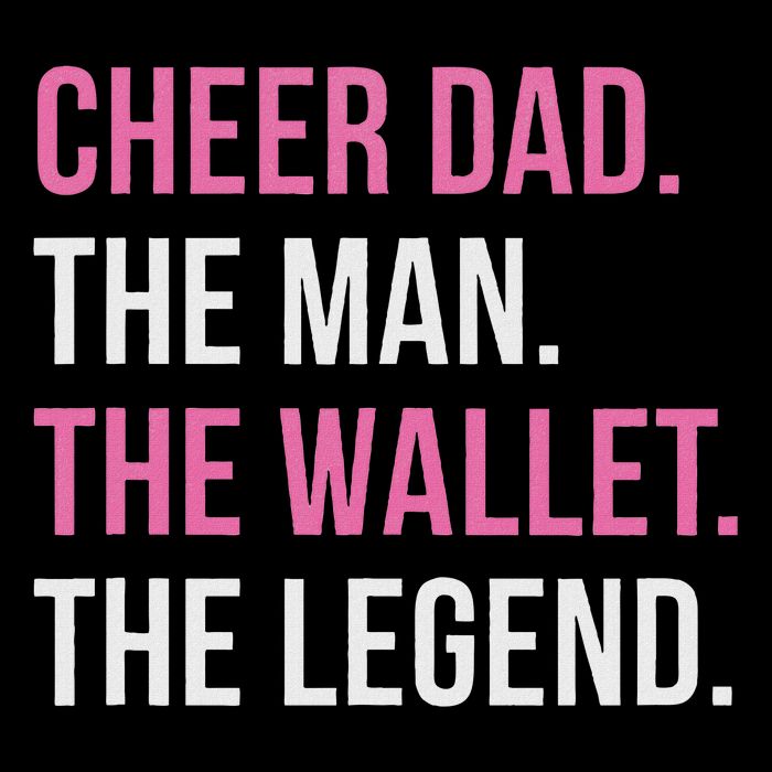 Cheer Dad Cheerleading 7-Panel Snapback Hat
