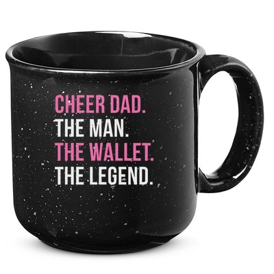 Cheer Dad Cheerleading 15oz Campfire Ceramic Mug