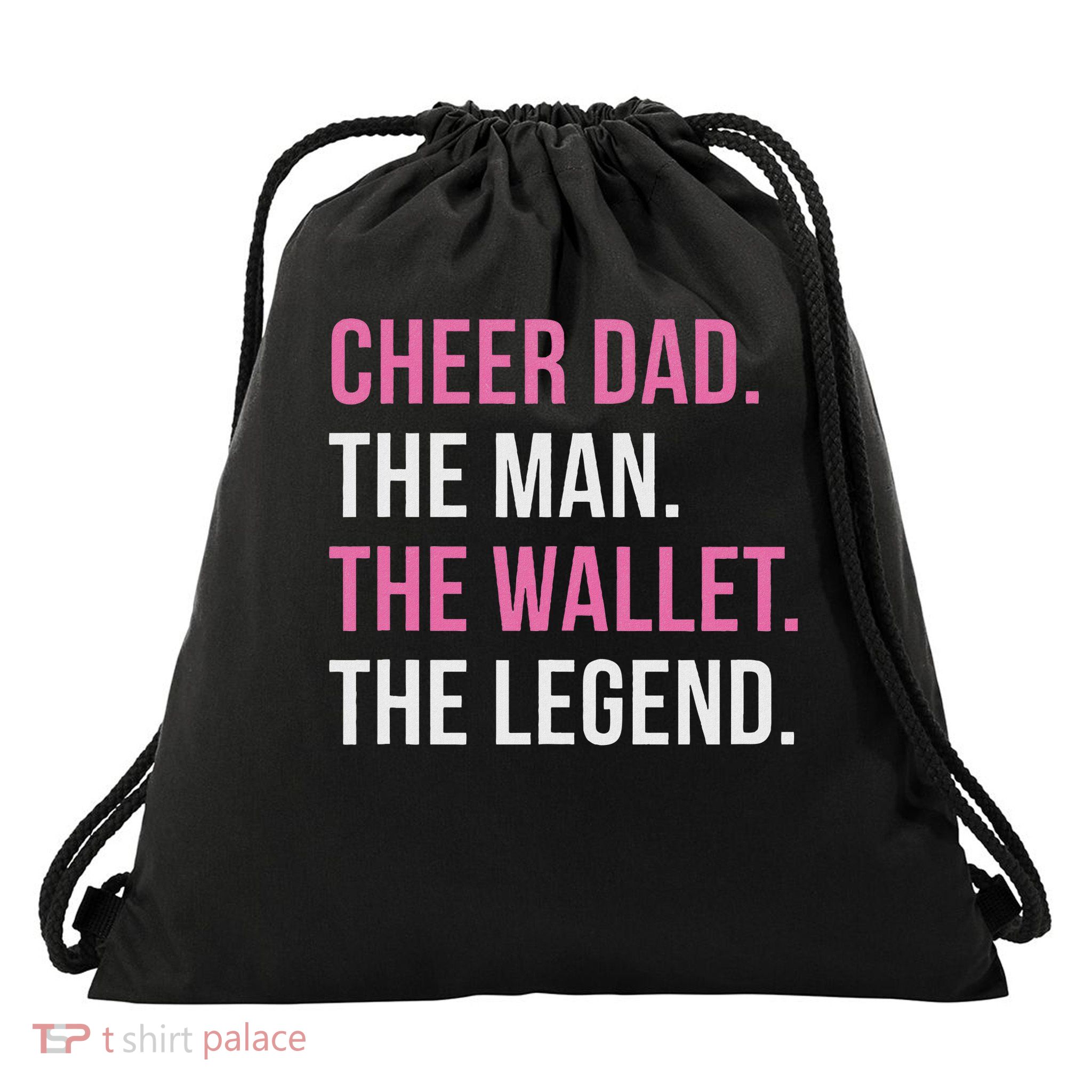 Cheer Dad Cheerleading Drawstring Bag