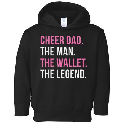 Cheer Dad Cheerleading Toddler Hoodie