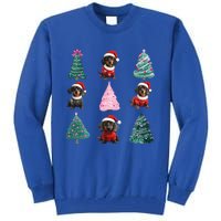 Cute Dachshund Christmas Tree Pattern Merry Xmas Dog Lover Great Gift Tall Sweatshirt