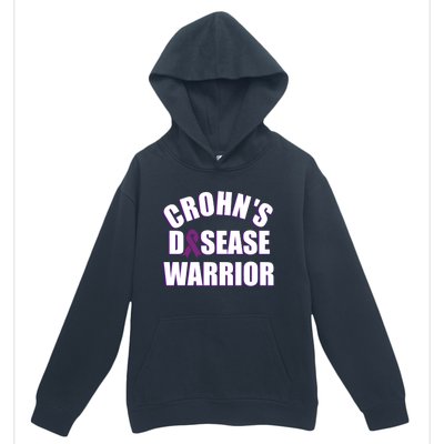 Crohn's Disease Colitis Warrior Survivor Colon Cancer Gift Urban Pullover Hoodie