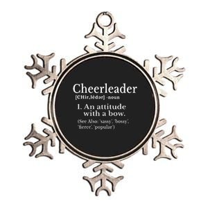 Cheerleader Definition Cheer Flyer Gifts Cheerleaders Metallic Star Ornament