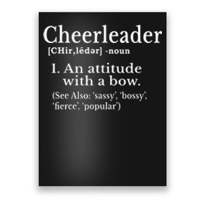 Cheerleader Definition Cheer Flyer Gifts Cheerleaders Poster