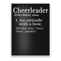 Cheerleader Definition Cheer Flyer Gifts Cheerleaders Poster