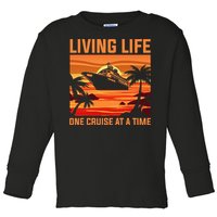 Cruising Designs Cruise Ship Cruising Lovers Toddler Long Sleeve Shirt