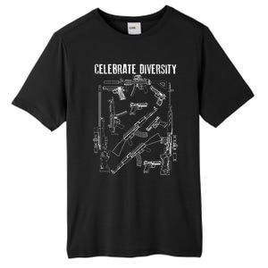 Celebrate Diversity Cute Black Firearm Owners Funny Gift Meaningful Gift Tall Fusion ChromaSoft Performance T-Shirt