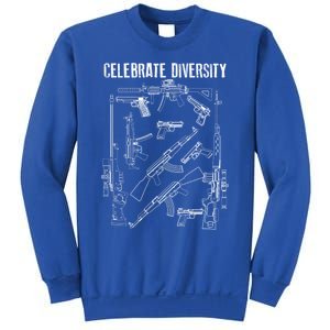 Celebrate Diversity Cute Black Firearm Owners Funny Gift Meaningful Gift Sweatshirt