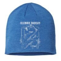 Celebrate Diversity Cute Black Firearm Owners Funny Gift Meaningful Gift Sustainable Beanie