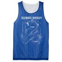 Celebrate Diversity Cute Black Firearm Owners Funny Gift Meaningful Gift Mesh Reversible Basketball Jersey Tank