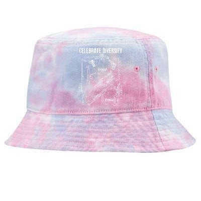 Celebrate Diversity Cute Black Firearm Owners Funny Gift Meaningful Gift Tie-Dyed Bucket Hat