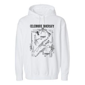 Celebrate Diversity Cute Black Firearm Owners Funny Gift Meaningful Gift Garment-Dyed Fleece Hoodie