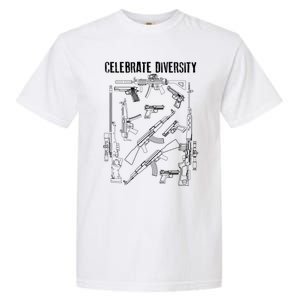 Celebrate Diversity Cute Black Firearm Owners Funny Gift Meaningful Gift Garment-Dyed Heavyweight T-Shirt