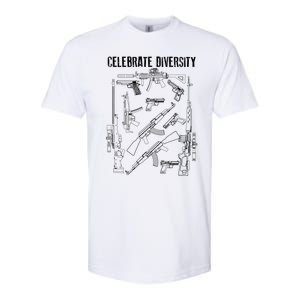 Celebrate Diversity Cute Black Firearm Owners Funny Gift Meaningful Gift Softstyle CVC T-Shirt