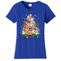 Chihuahua Dog Christmas Tree Lights Funny Xmas Dog Lover Gift Women's T-Shirt