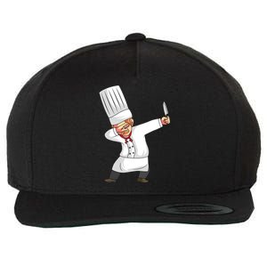 Chef Dabbing Chief Cook Culinary Sous Chef Cuisine Kitchen Wool Snapback Cap