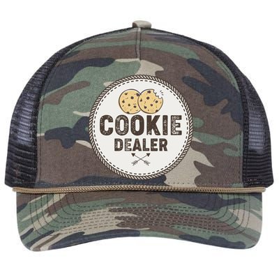 Cookie Dealer Cute Gift Scout Cool Gift Retro Rope Trucker Hat Cap