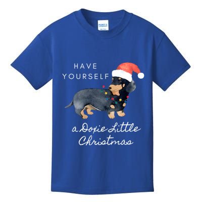 Cute Dachshund Christmas Sweater Doxie Christmas Sweater Gift Kids T-Shirt