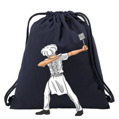 Chef Dabbing Culinary Sous Chef Cuisine Kitchen Chief Cook Drawstring Bag