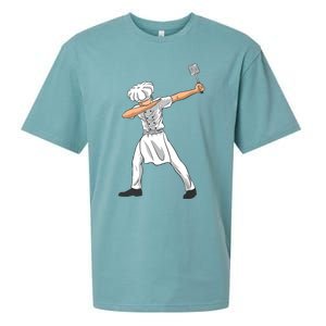 Chef Dabbing Culinary Sous Chef Cuisine Kitchen Chief Cook Sueded Cloud Jersey T-Shirt