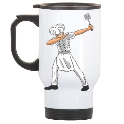 Chef Dabbing Culinary Sous Chef Cuisine Kitchen Chief Cook Stainless Steel Travel Mug