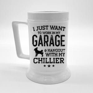 Chillier Dad Car Garage Hangout Gift Beer Stein