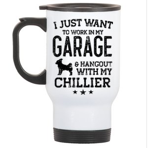 Chillier Dad Car Garage Hangout Gift Stainless Steel Travel Mug