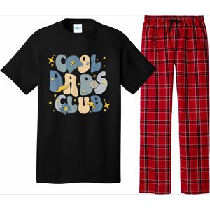 Cool Dads Club Groovy Retro Funny Fathers Day New Dad Pajama Set