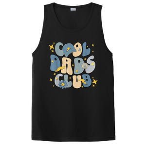 Cool Dads Club Groovy Retro Funny Fathers Day New Dad PosiCharge Competitor Tank