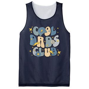 Cool Dads Club Groovy Retro Funny Fathers Day New Dad Mesh Reversible Basketball Jersey Tank