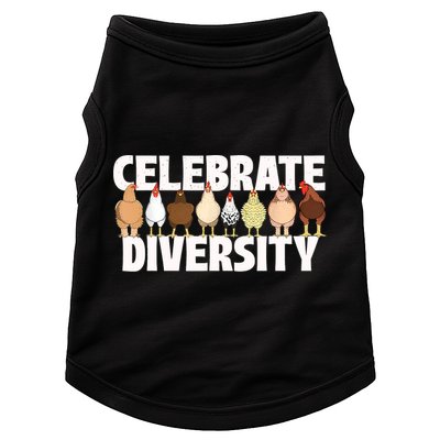 Celebrate Diversity Chicken Lover Farmyard Animal Lover Doggie Tank