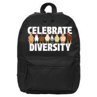 Celebrate Diversity Chicken Lover Farmyard Animal Lover 16 in Basic Backpack