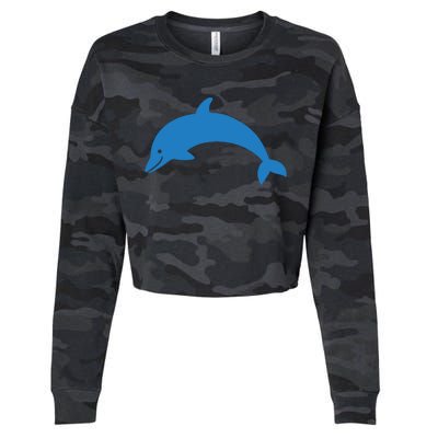 Cute Dolphin Cropped Pullover Crew