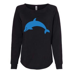 Cute Dolphin Womens California Wash Sweatshirt