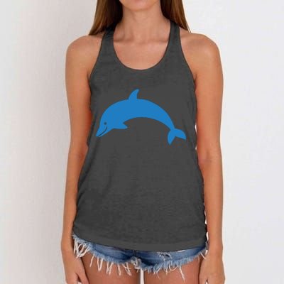 Cute Dolphin Women's Knotted Racerback Tank