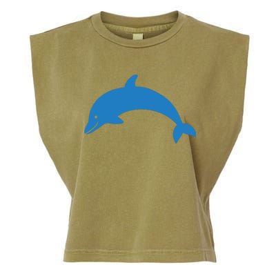 Cute Dolphin Garment-Dyed Women's Muscle Tee