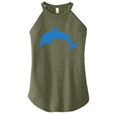 Cute Dolphin Women's Perfect Tri Rocker Tank