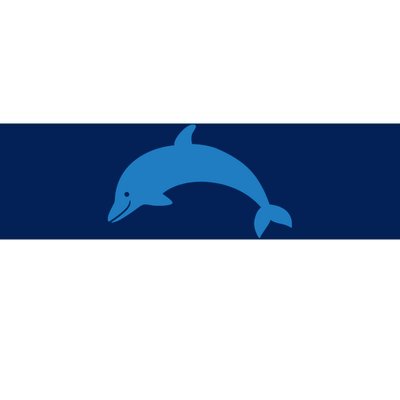 Cute Dolphin Bumper Sticker