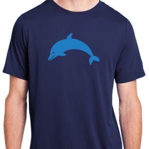 Cute Dolphin Adult ChromaSoft Performance T-Shirt