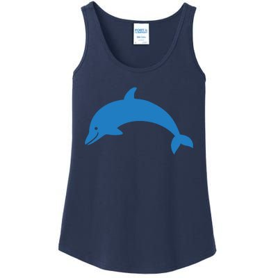 Cute Dolphin Ladies Essential Tank