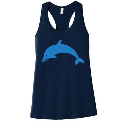 Cute Dolphin Women's Racerback Tank