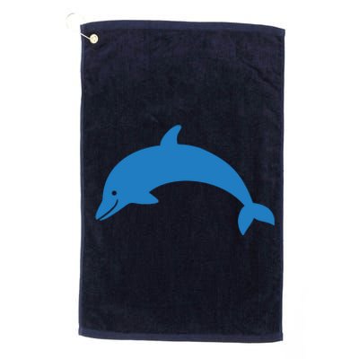 Cute Dolphin Platinum Collection Golf Towel