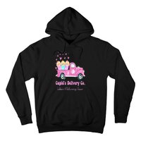 Cupids Delivery Co Funny Ld Crew Valentines Day Truck Hoodie