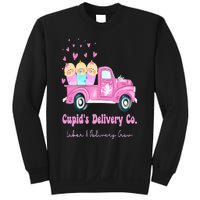 Cupids Delivery Co Funny Ld Crew Valentines Day Truck Sweatshirt