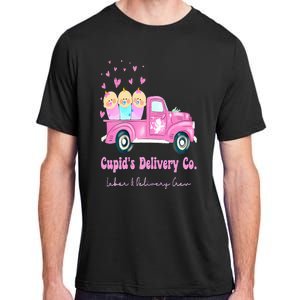 Cupids Delivery Co Funny Ld Crew Valentines Day Truck Adult ChromaSoft Performance T-Shirt