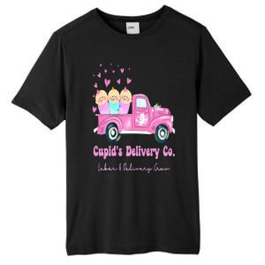 Cupids Delivery Co Funny Ld Crew Valentines Day Truck Tall Fusion ChromaSoft Performance T-Shirt