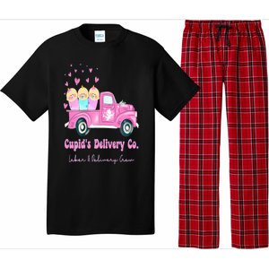 Cupids Delivery Co Funny Ld Crew Valentines Day Truck Pajama Set