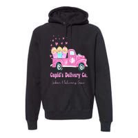 Cupids Delivery Co Funny Ld Crew Valentines Day Truck Premium Hoodie